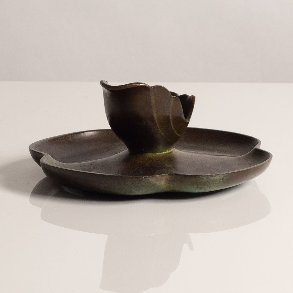 Just Andersen for GAB, Sweden, bronze pipe holder, 1930s M4031