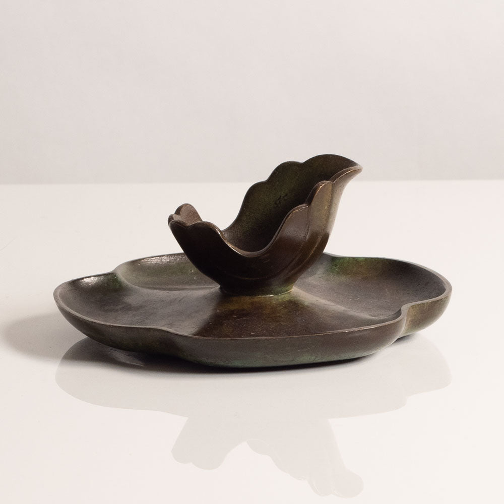 Just Andersen for GAB, Sweden, bronze pipe holder, 1930s M4031