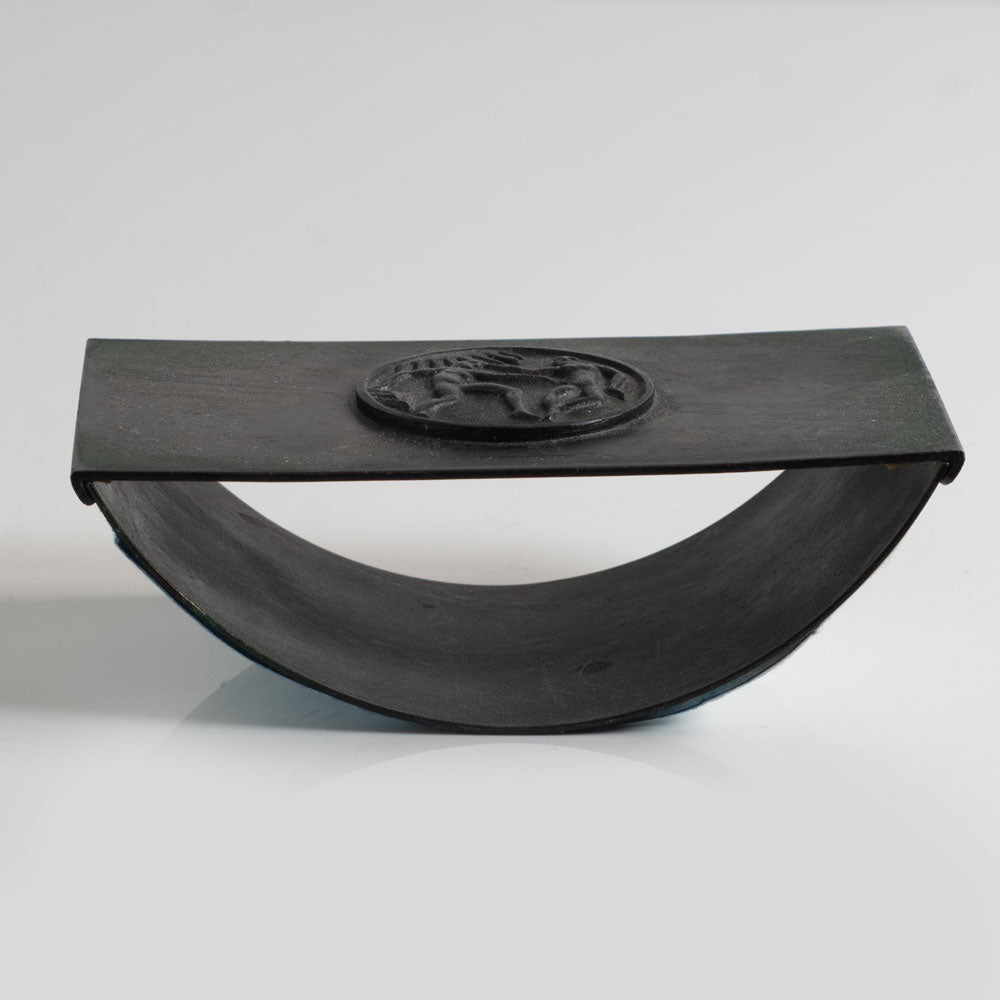 Nils Fougstedt FAK Brons, Sweden, patinated bronze blotter L3507