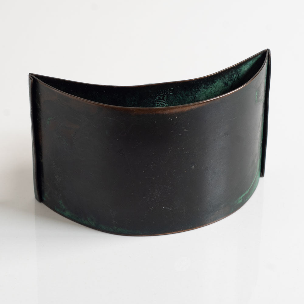 Nils Fougstedt, FAK Brons, Sweden, patinated bronze blotter L3530