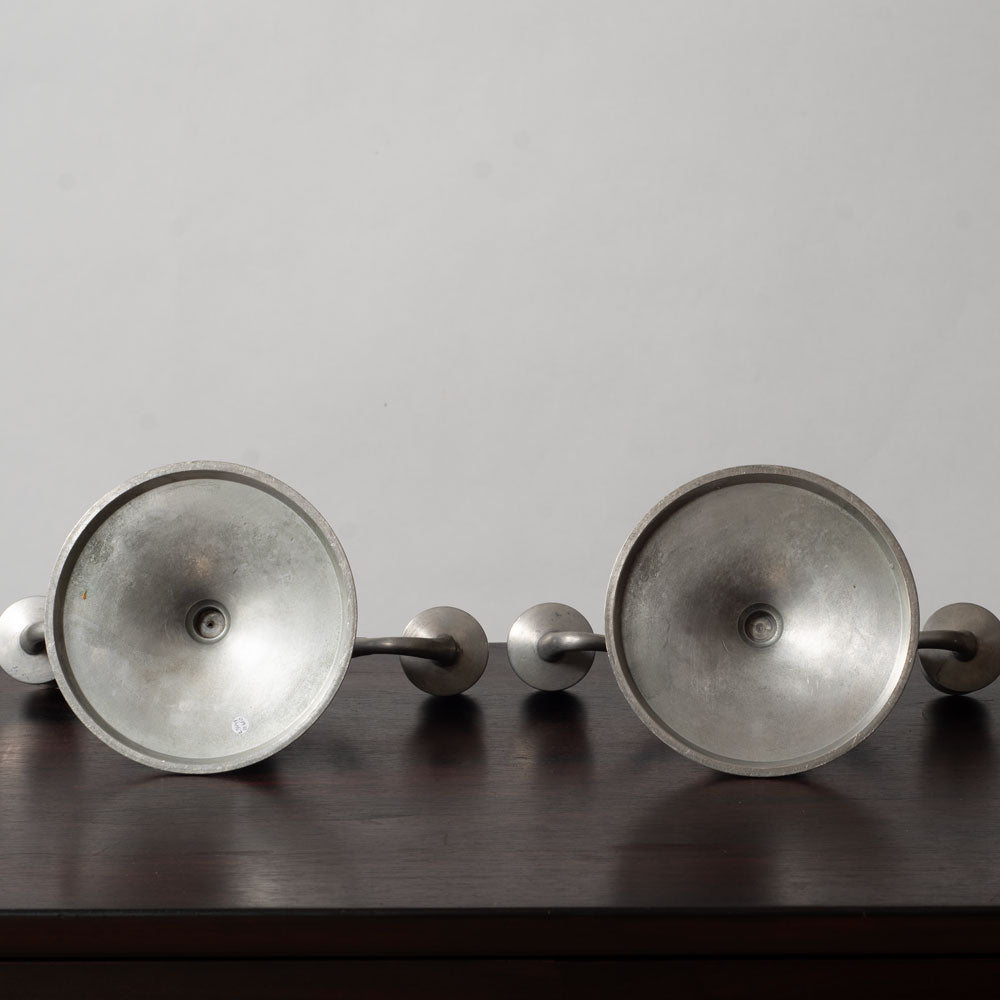 GAB Tenn, Sweden, pair of art deco candelabras L3448