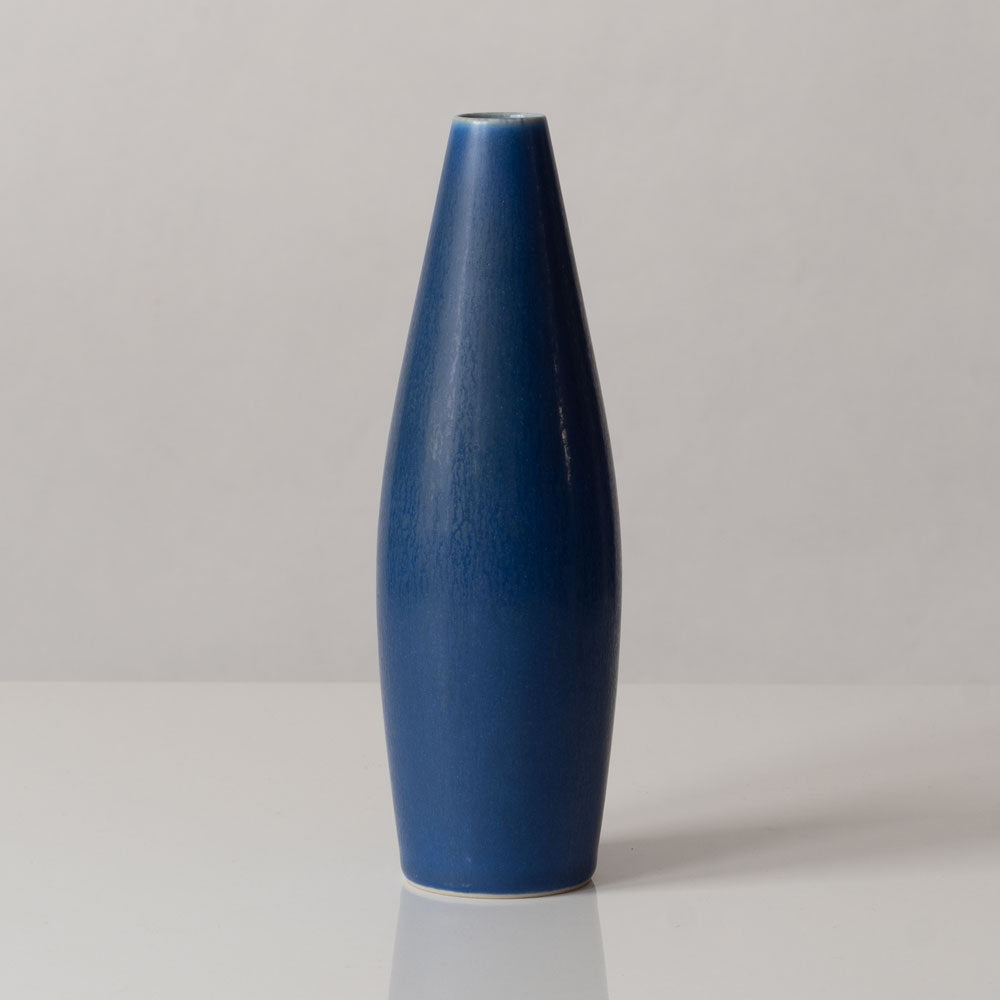 Per Linnemann-Schmidt at Palshus, stoneware vase with blue haresfur glaze K2491