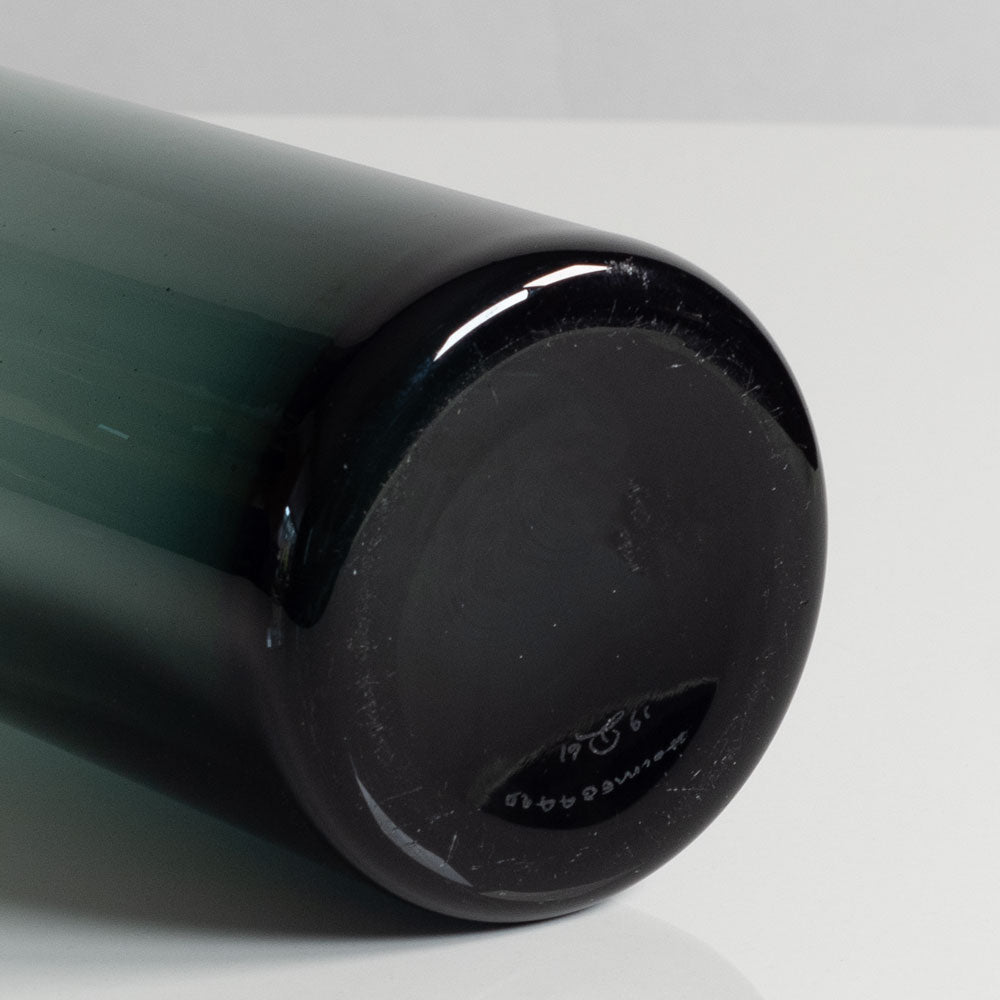 Per Lutken for Holmegaard, Denmark, large cylindrical vase in gray glass M5700