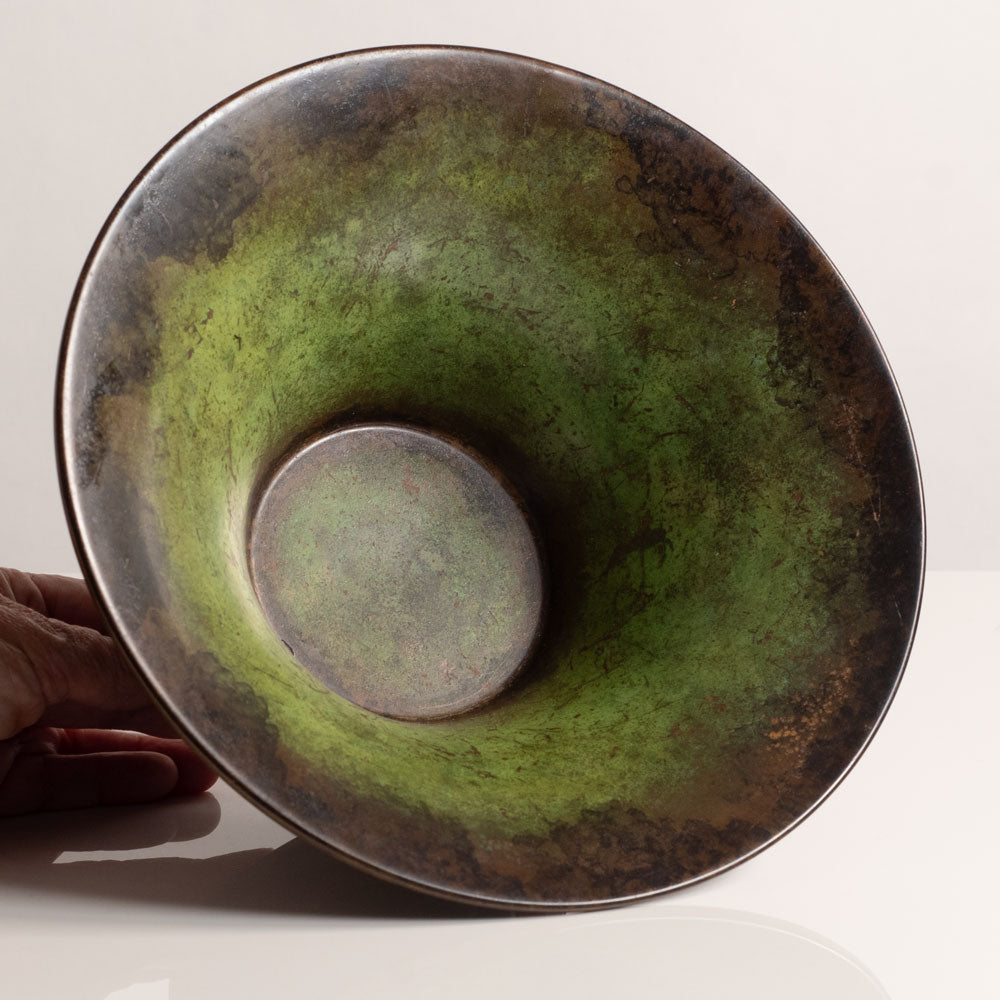 Aegte Ildfast Bronce, Denmark, light bronze bowl M5665