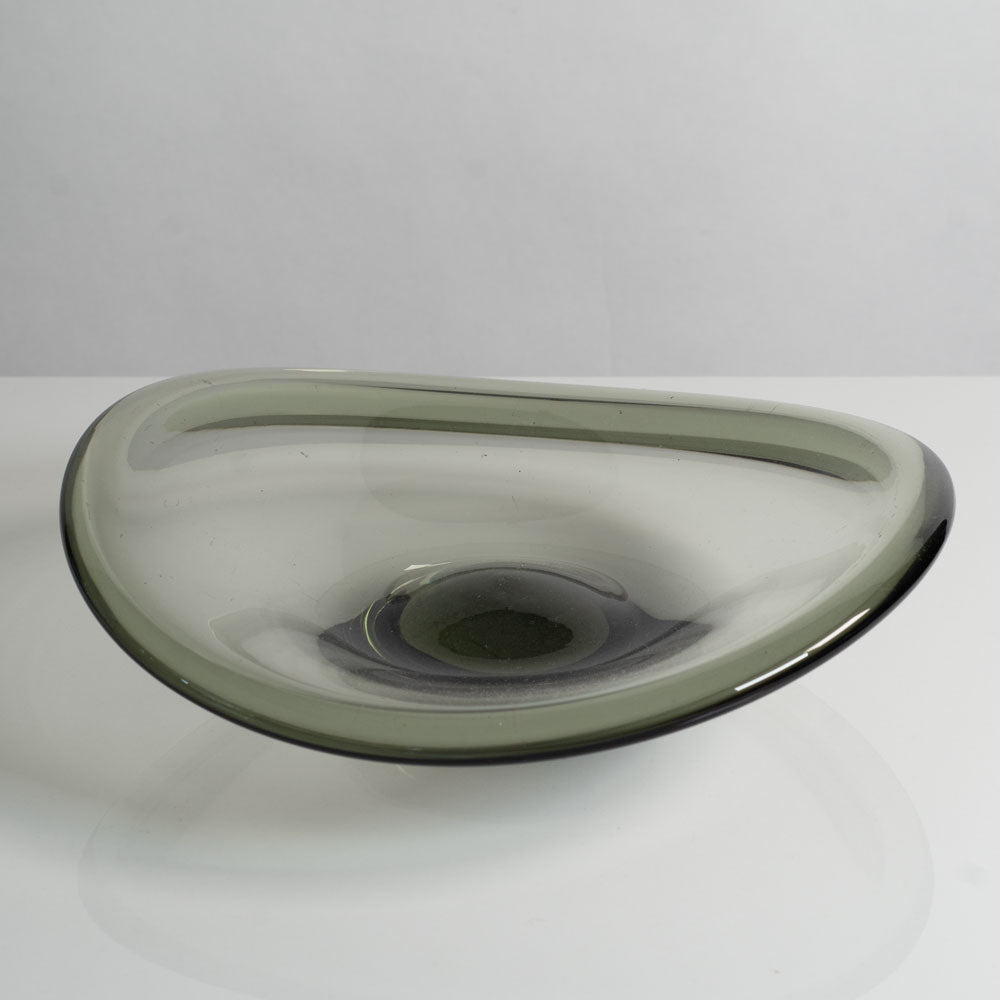 Two glass objects by Per Lutken for Holmegaard, Denmark