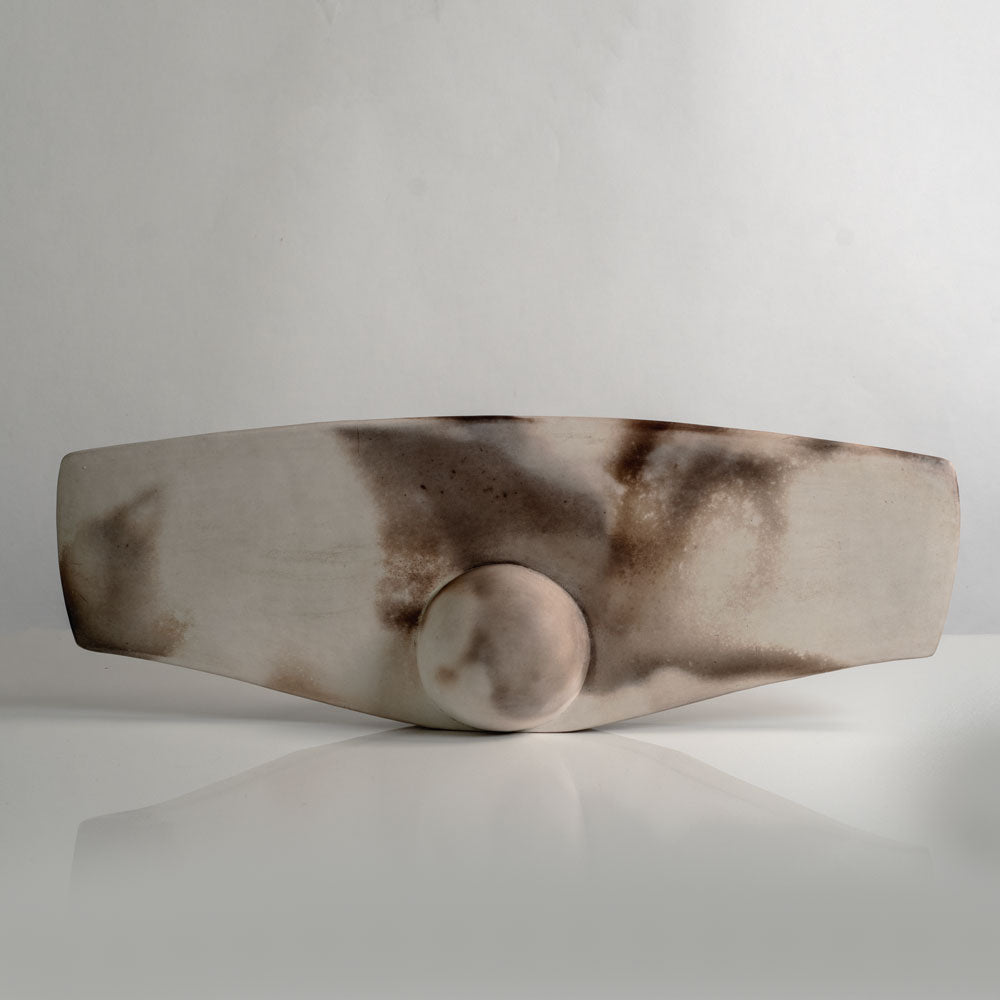 Antonia Salmon, UK, burnished, wood fired sculpture M4313