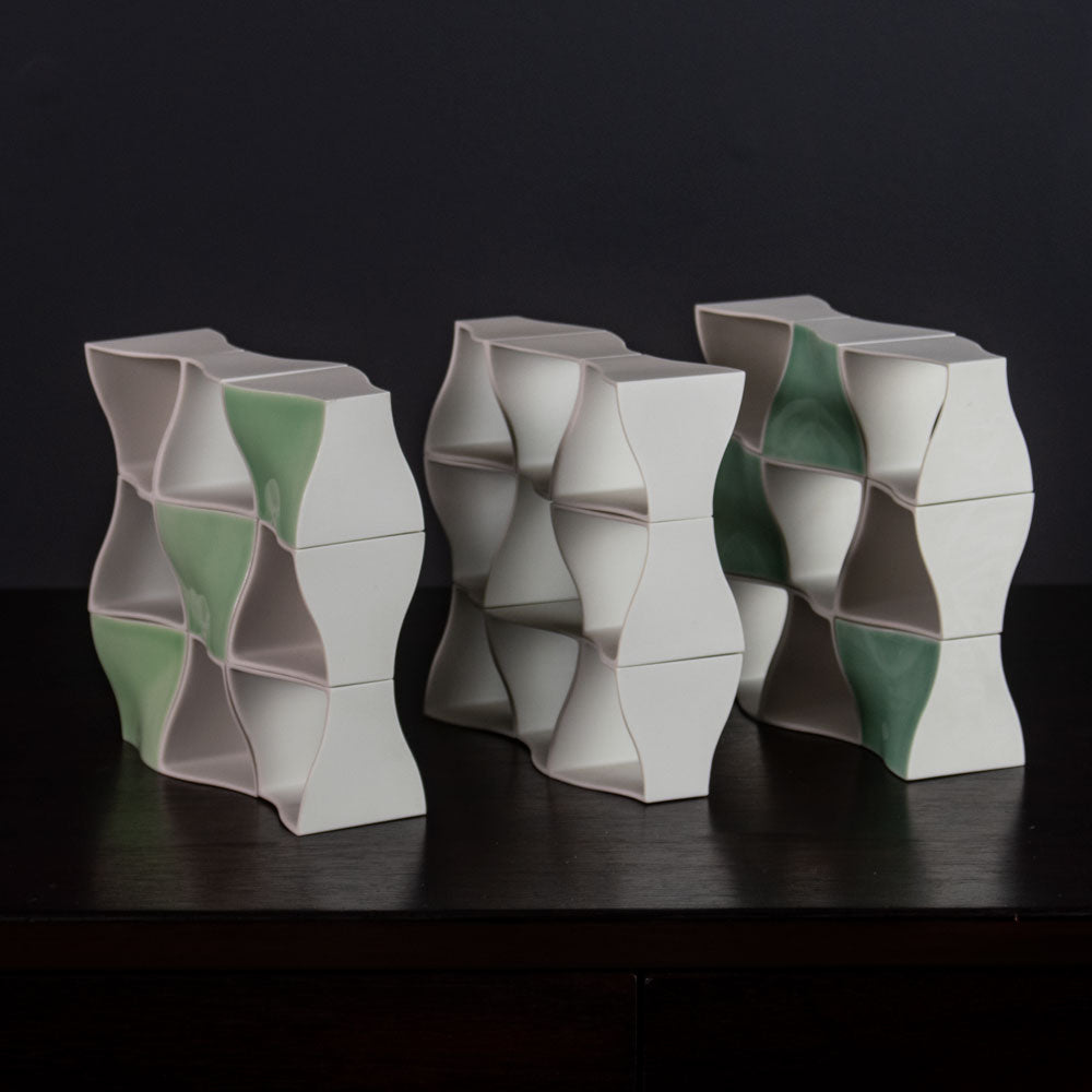 Kyra Spieker, Germany, porcelain triptych sculpture J1301