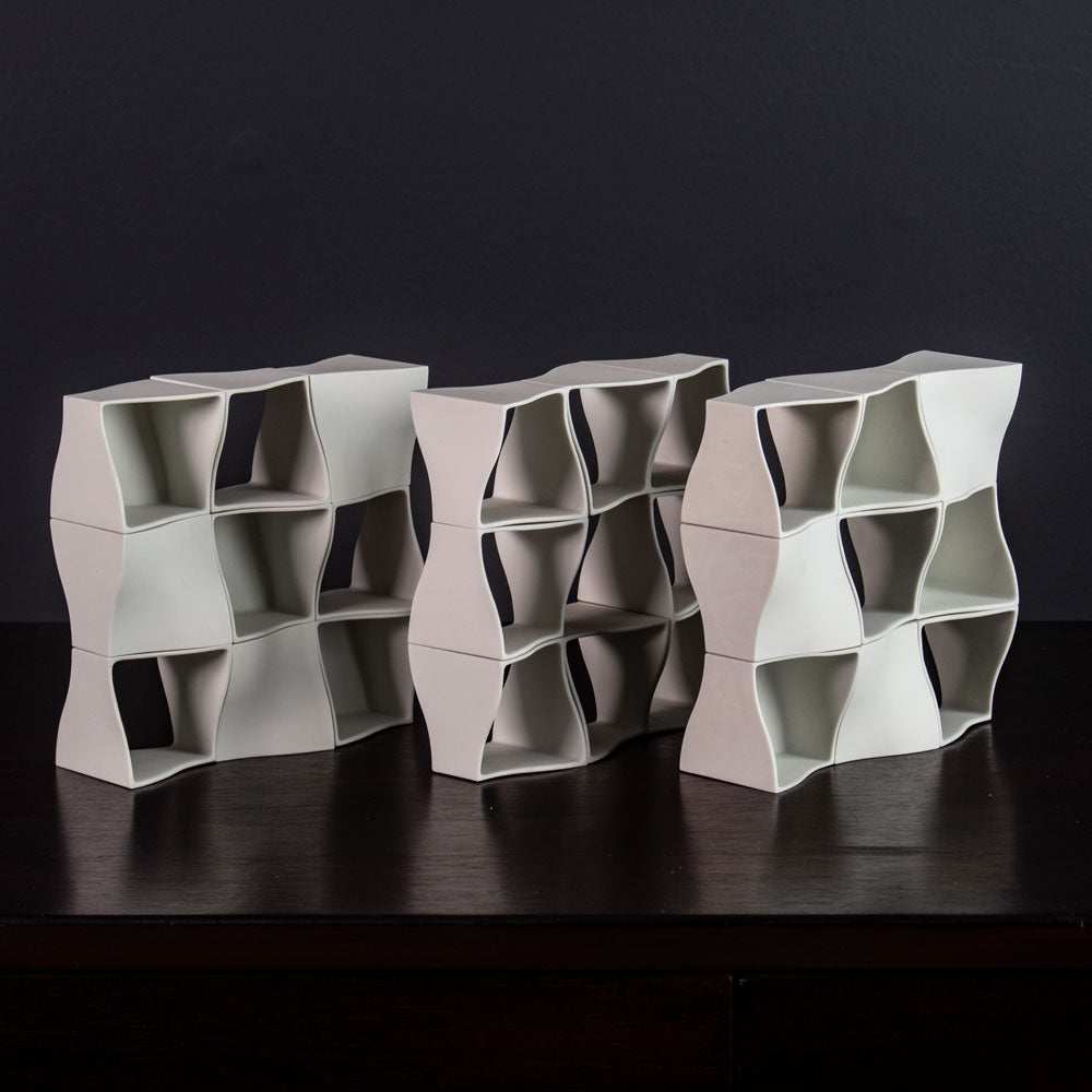 Kyra Spieker, Germany, porcelain triptych sculpture J1301