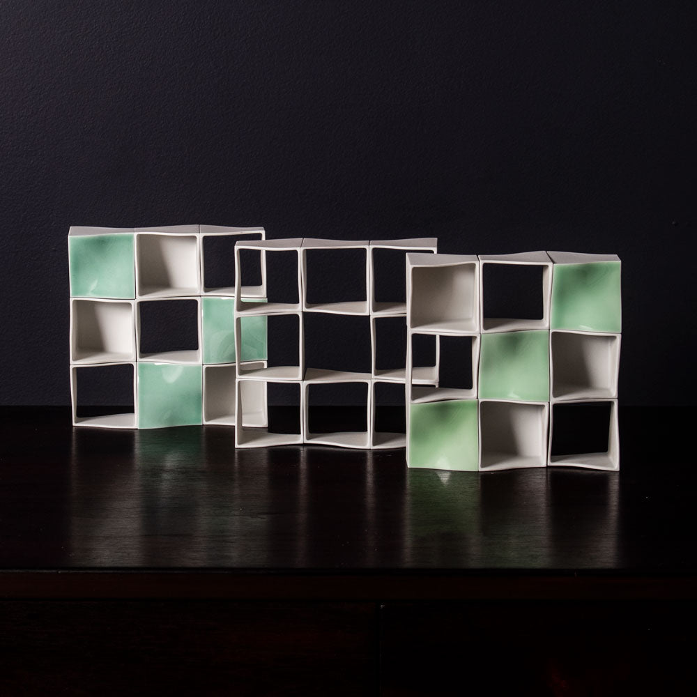 Kyra Spieker, Germany, porcelain triptych sculpture J1301