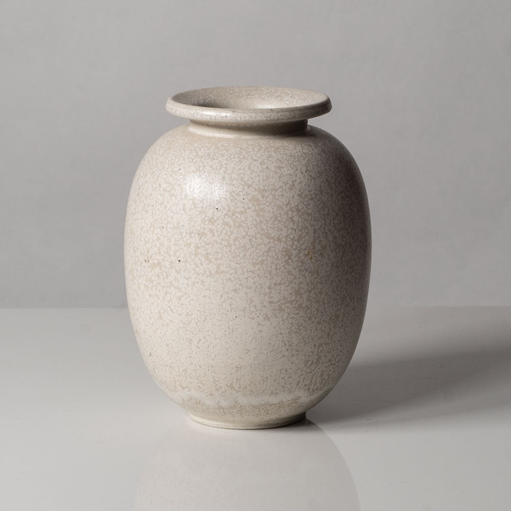 Gunnar Nylund for Rörstrand, Sweden, ovoid vase with white glaze L3359