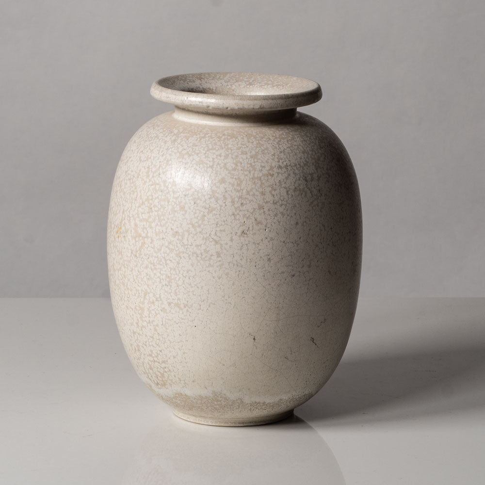 Gunnar Nylund for Rörstrand, Sweden, ovoid vase with white glaze L3359