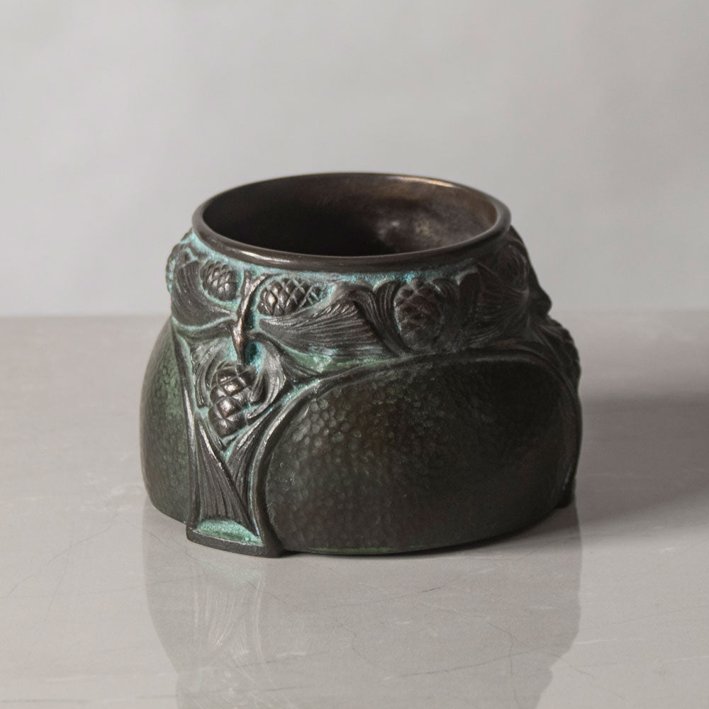 Otto Meyer Foundry, Sweden, art nouveau bronze vase J1503