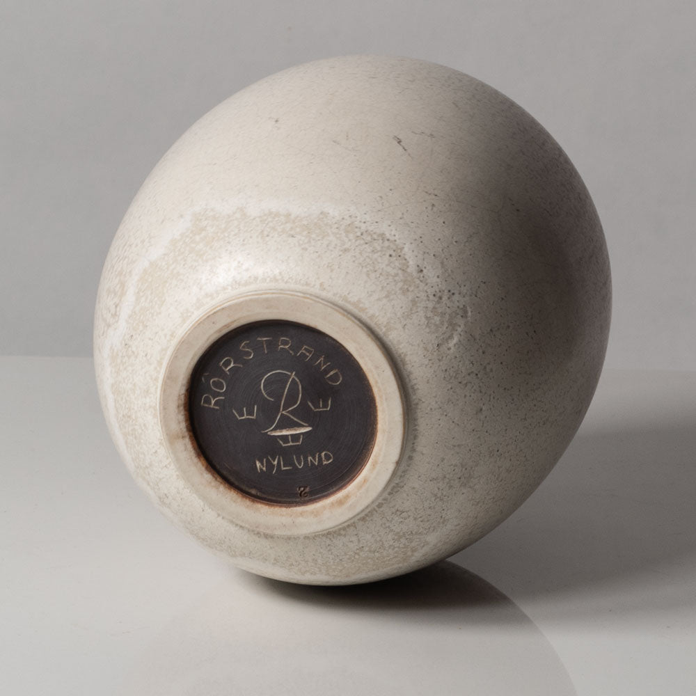 Gunnar Nylund for Rörstrand, Sweden, ovoid vase with white glaze L3359