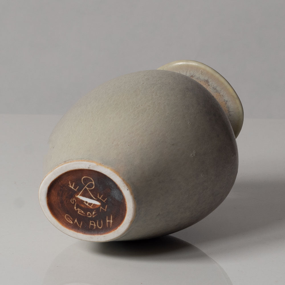 Gunnar Nylund for Rörstrand, Sweden, small vase with off-white glaze K2922