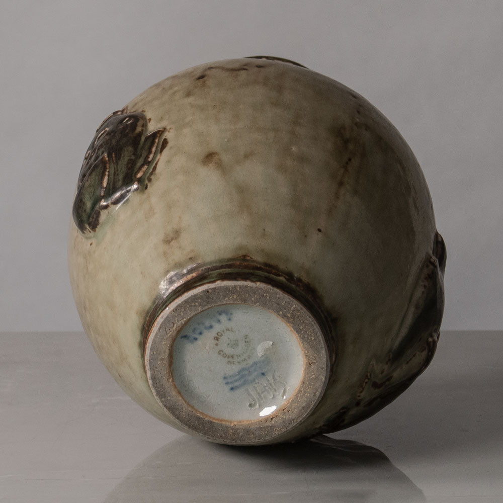 Nielsen for Royal Copenhagen, Denmark, stoneware vase with Sung glaze N1246