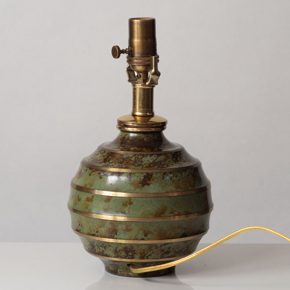 SVM Bronze, Sweden, lamp base in light bronze K2689