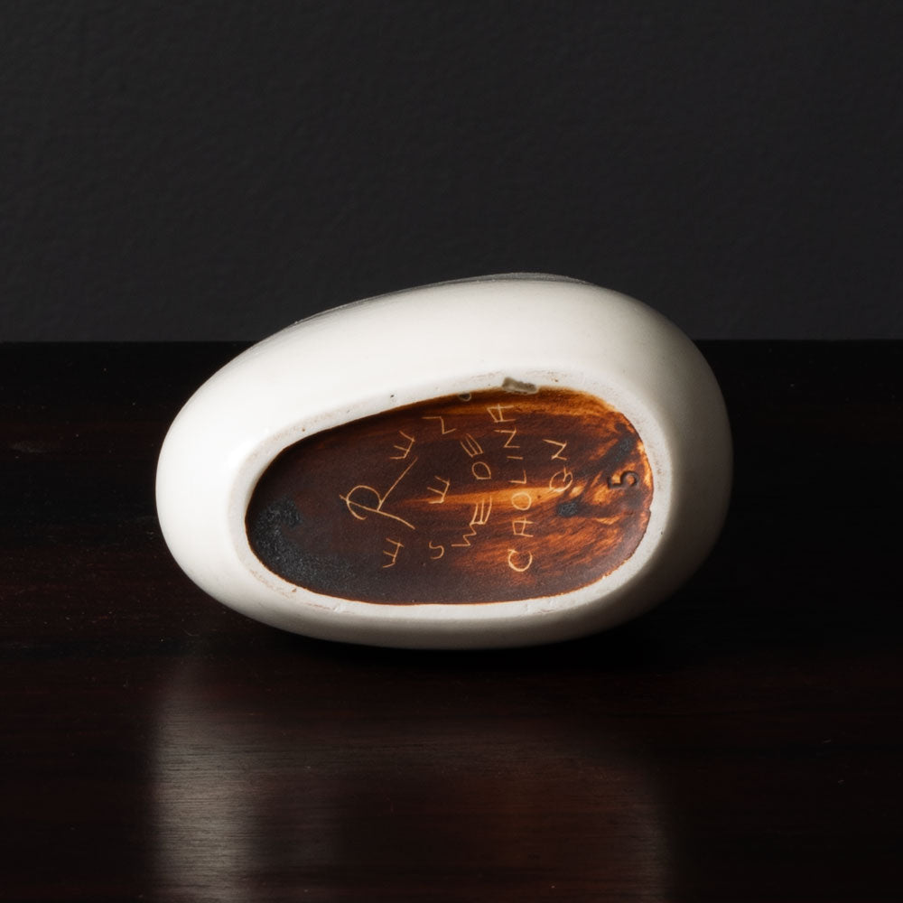 Gunnar Nylund for Rorstrand,  stoneware "Caolina" vase with matte white glaze F8140