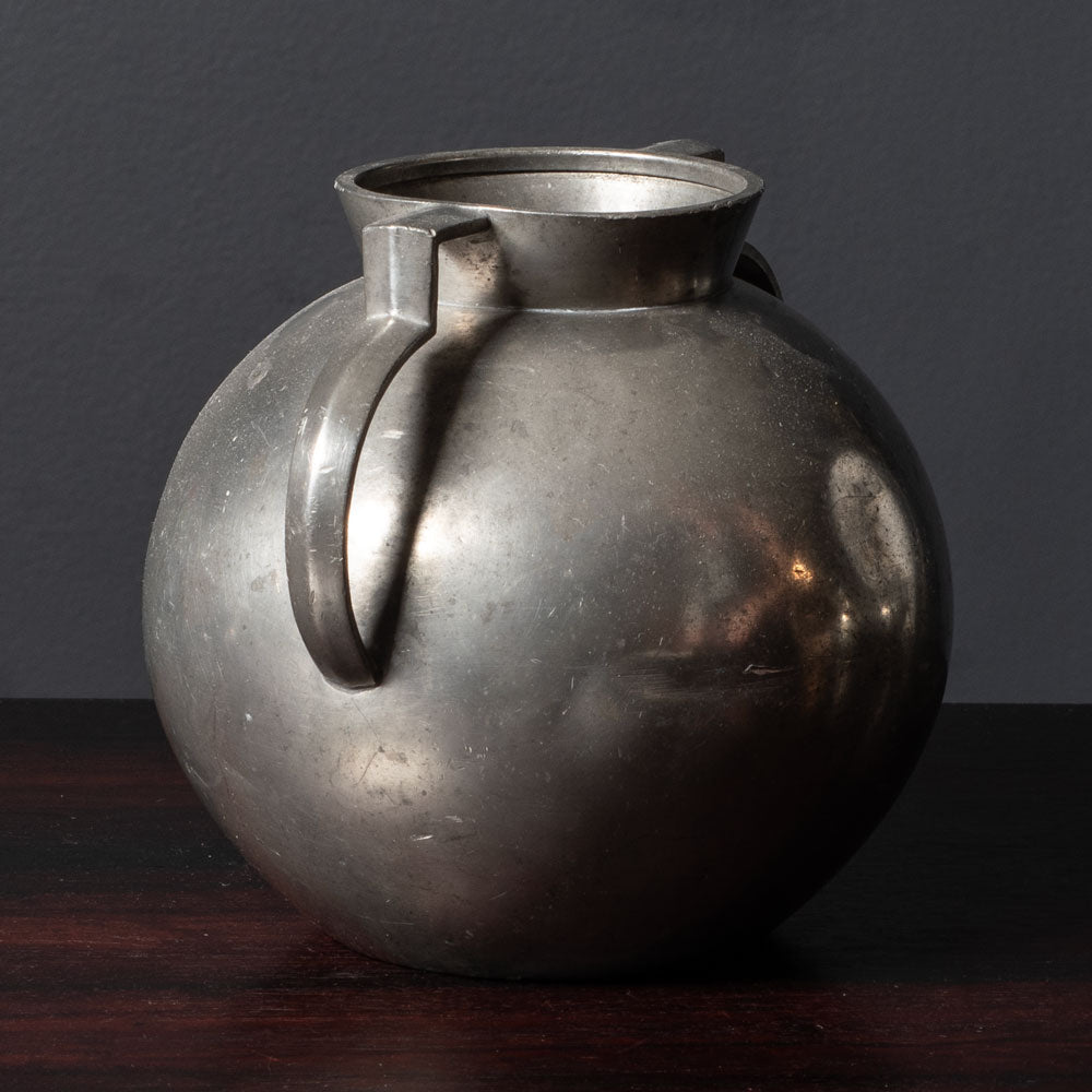 GAB Tenn, Sweden, pewter vase with two handles K2617