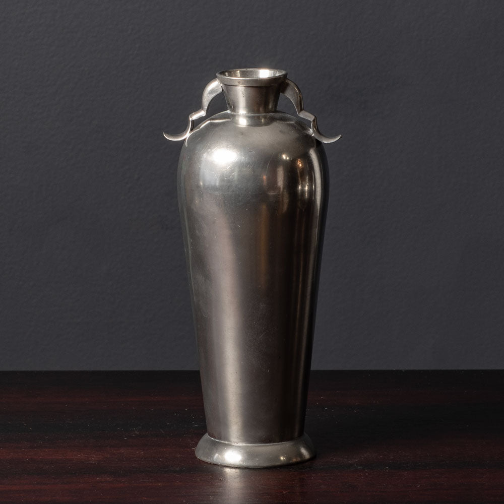 OH Lagerstedt, Sweden, art deco pewter vase L3434