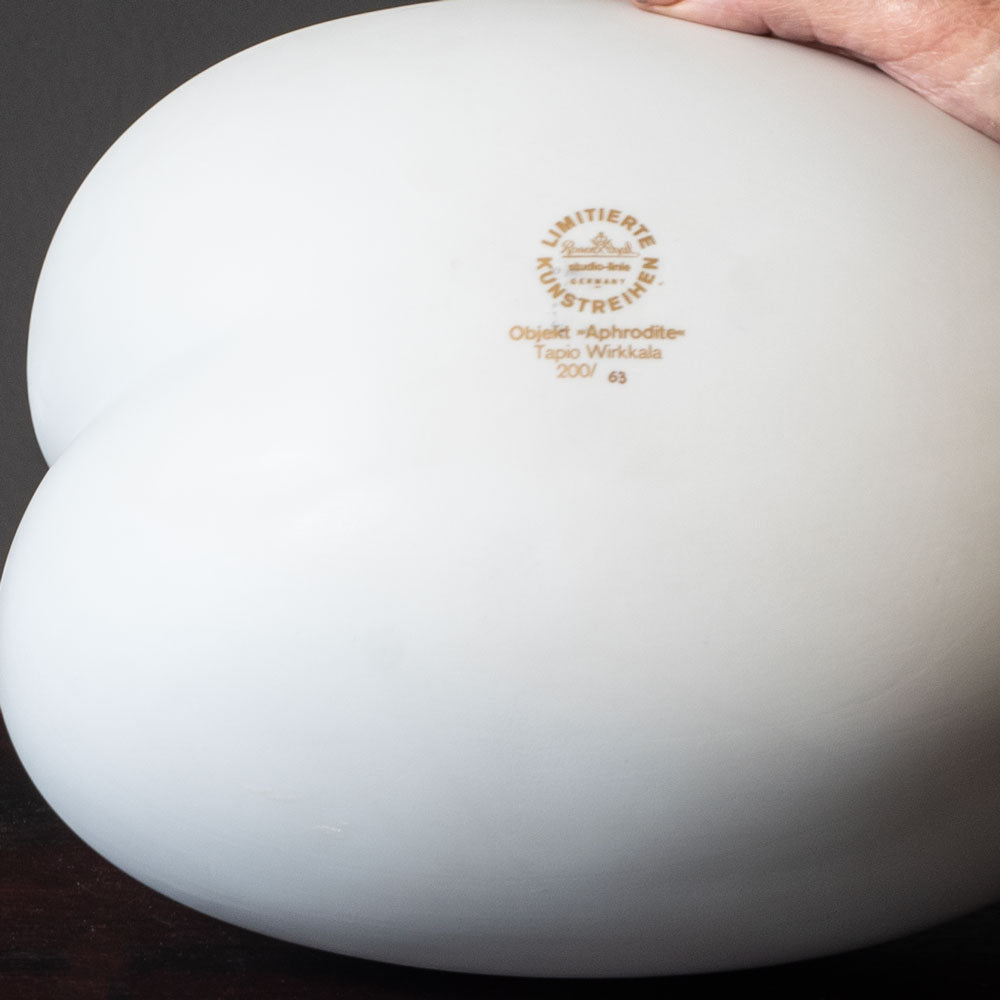 Tapio Wirkkala for Rosenthal, Germany, porcelain "Aphrodite" form L3581