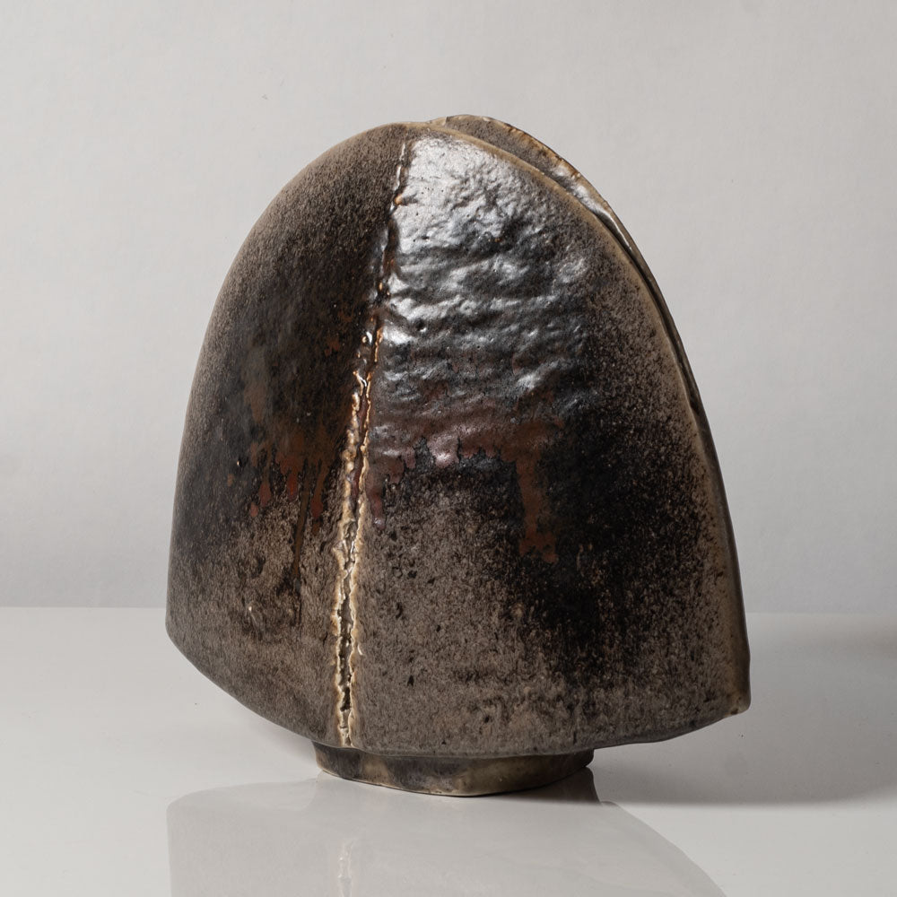 Gerald Weigel, own studio, Germany, Stoneware vase with brown glaze K2881