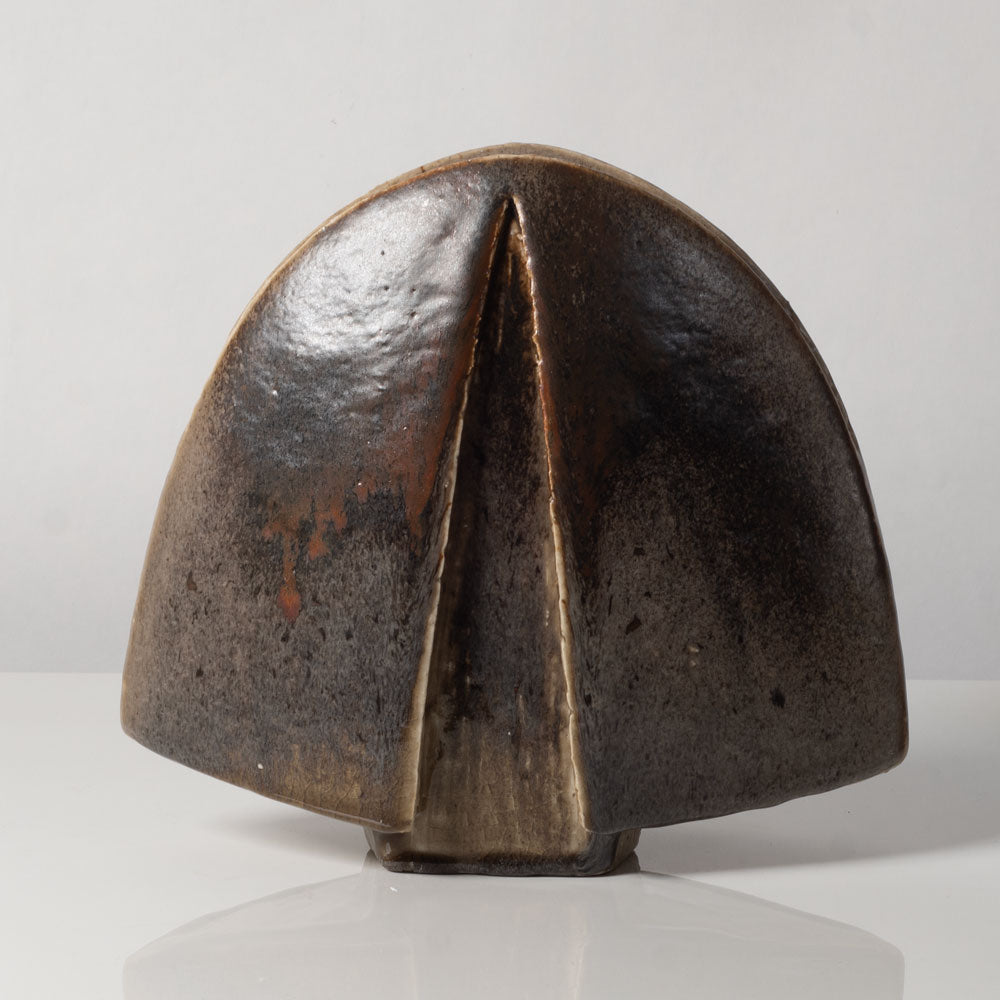 Gerald Weigel, own studio, Germany, Stoneware vase with brown glaze K2881