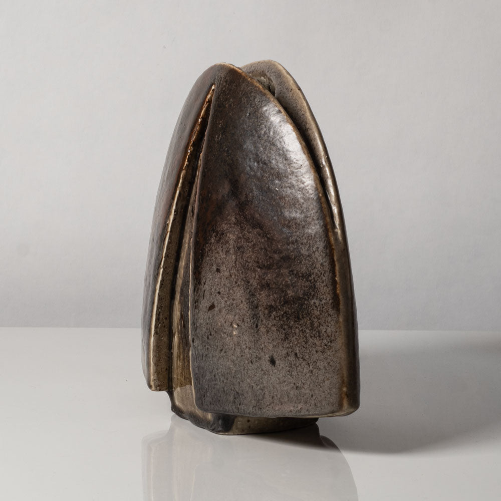 Gerald Weigel, own studio, Germany, Stoneware vase with brown glaze K2881