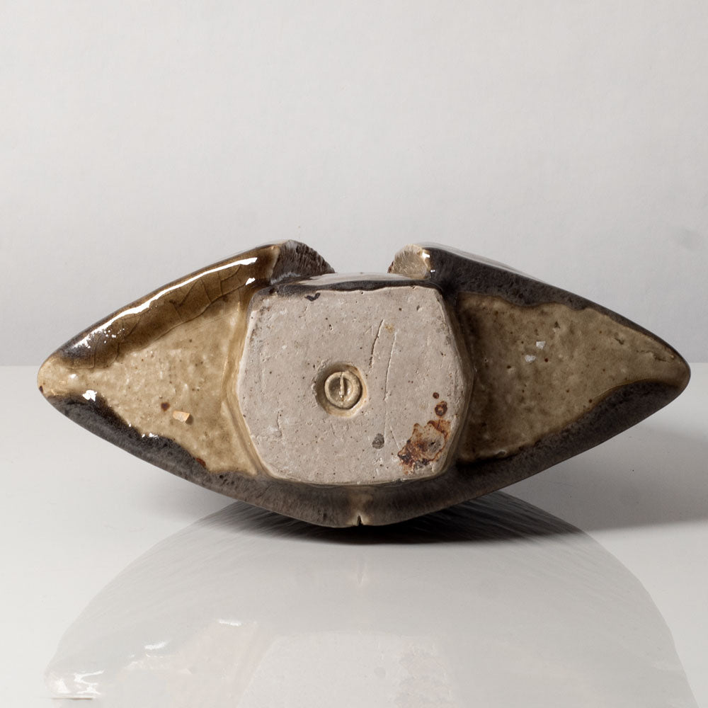 Gerald Weigel, own studio, Germany, Stoneware vase with brown glaze K2881