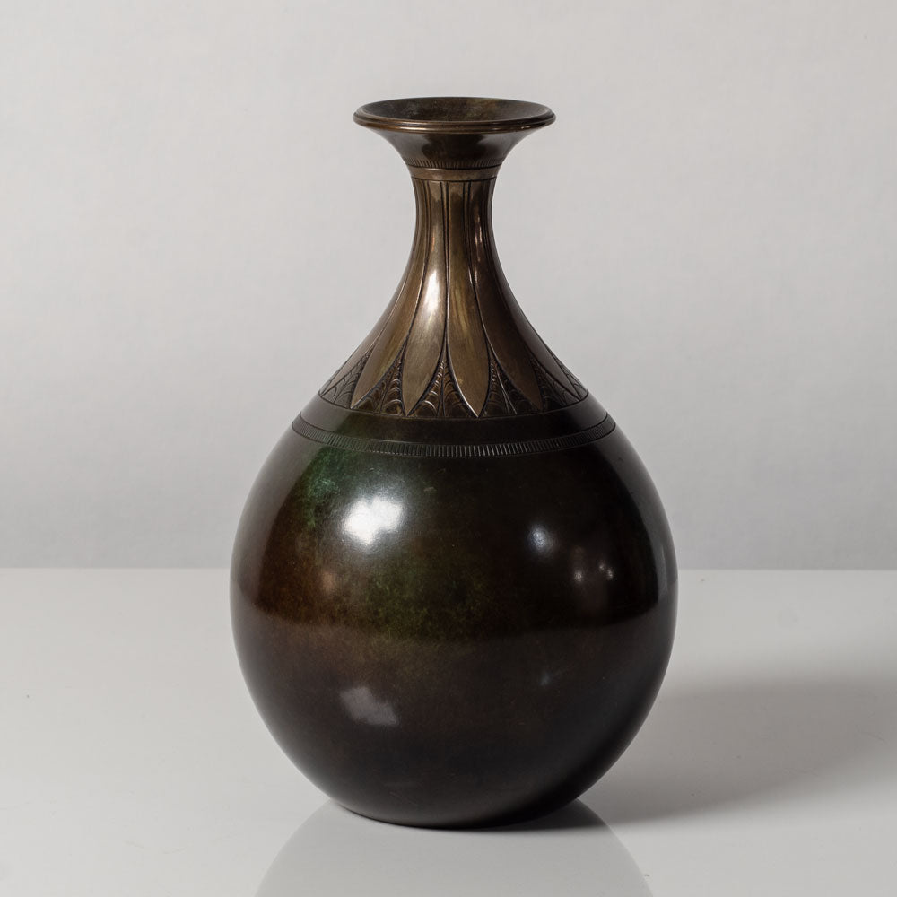 Three art deco vases by Just Andersen, Denmark