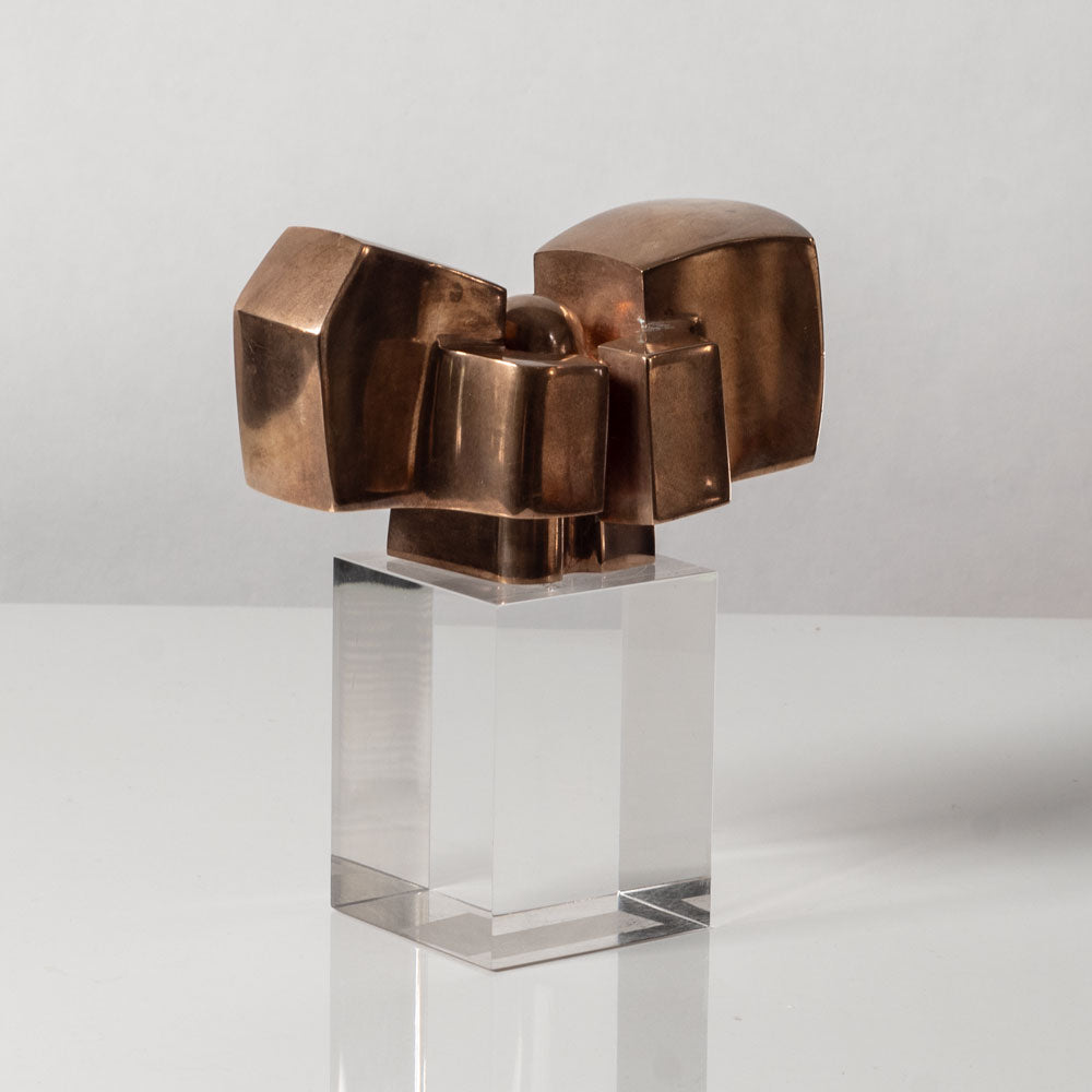 José Luis Sánchez, Spain, bronze sculpture on acrylic base L3622