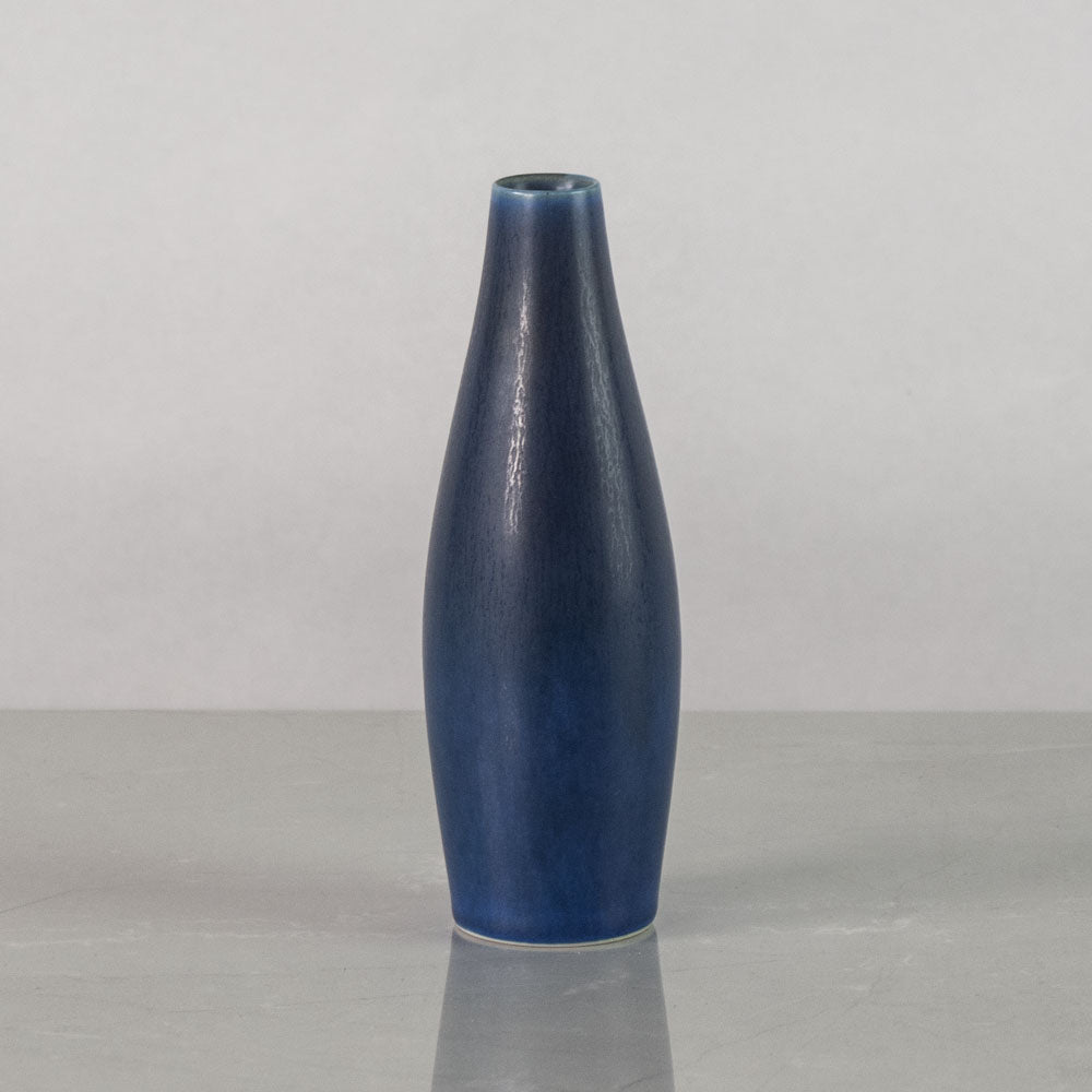 Per Linnemann-Schmidt at Palshus , slim vase with blue haresfur glaze J1729