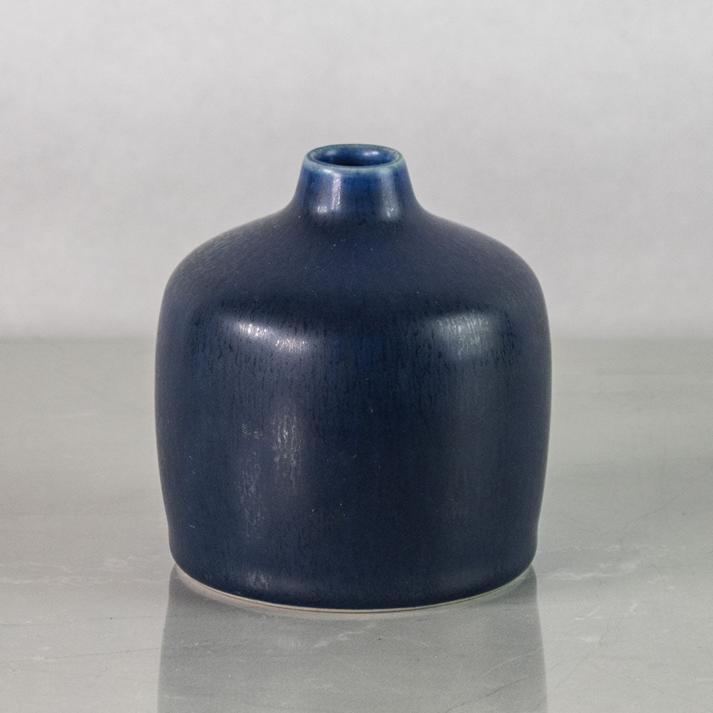 Per Linnemann-Schmidt at Palshus , small vase with blue haresfur glaze J1730