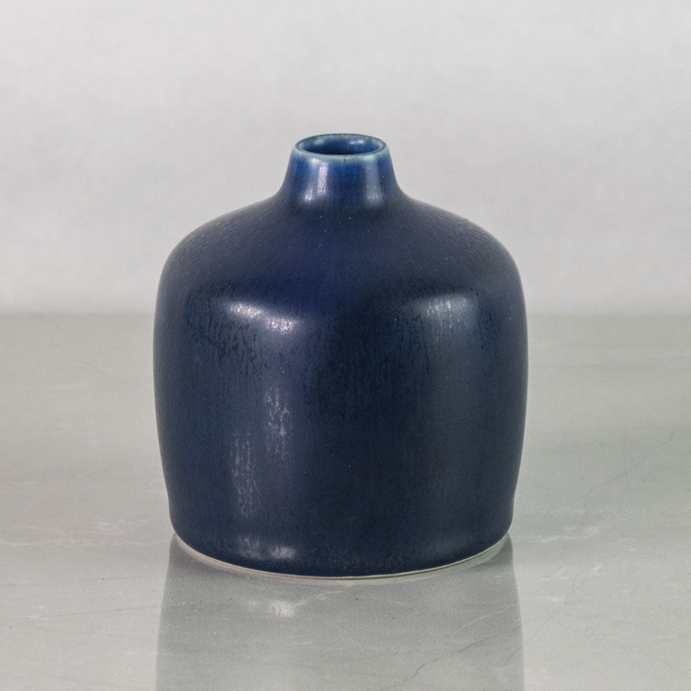 Per Linnemann-Schmidt at Palshus , small vase with blue haresfur glaze J1730