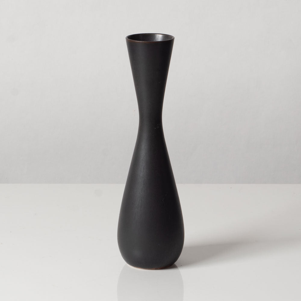 Group of dark brown vases by Carl Harry Stålhane for Rörstrand, Sweden