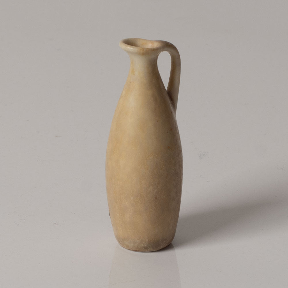 Carl Harry Stålhane for Rörstand, Sweden, miniature jug with matte buff glaze J1457