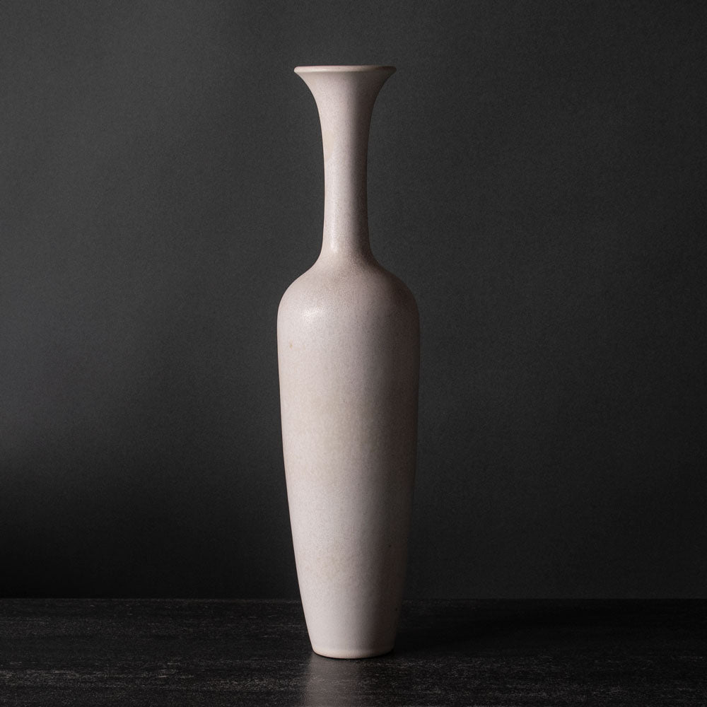 Gunnar Nylund for Rorstrand, Sweden, bottle vase with matte white glaze J1245