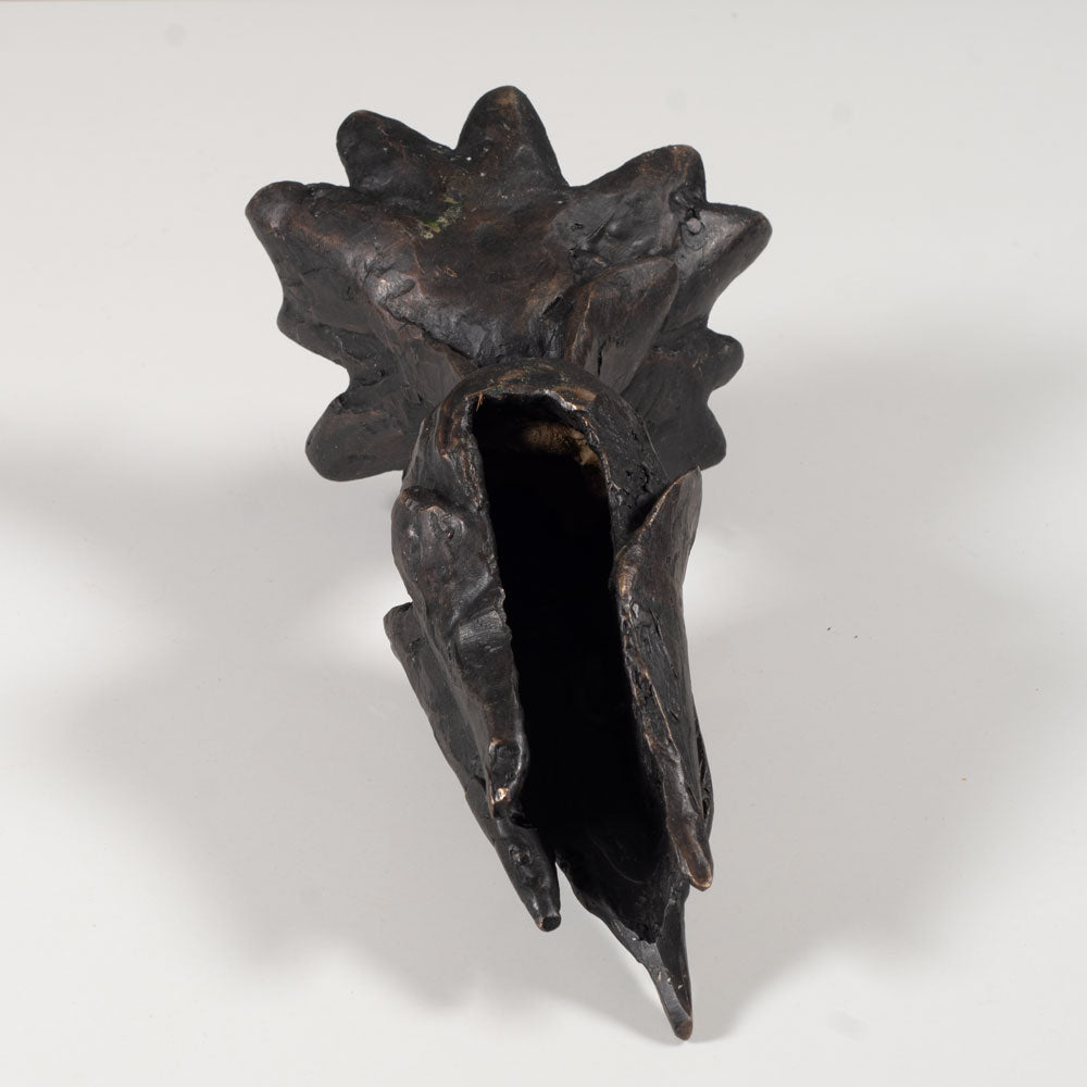 Elisabeth Nickles, US, bronze wall mounted "Nepali Flower Goddess" sculpture EN1002