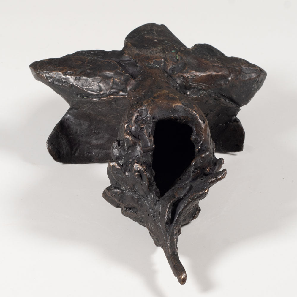 Elisabeth Nickles, US, bronze wall mounted "Nepali Flower Goddess" sculpture EN1004