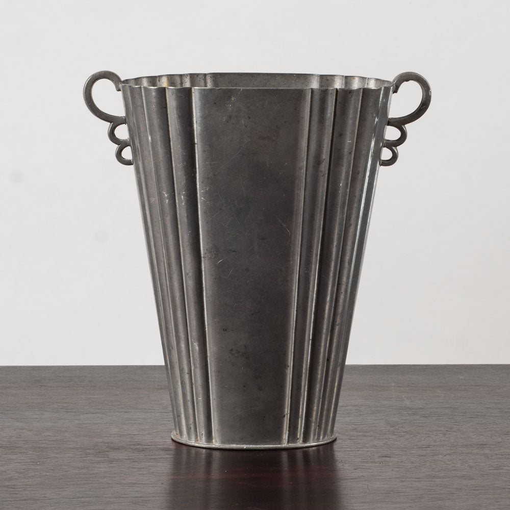 Two pewter vases by CG Hallberg, Sweden