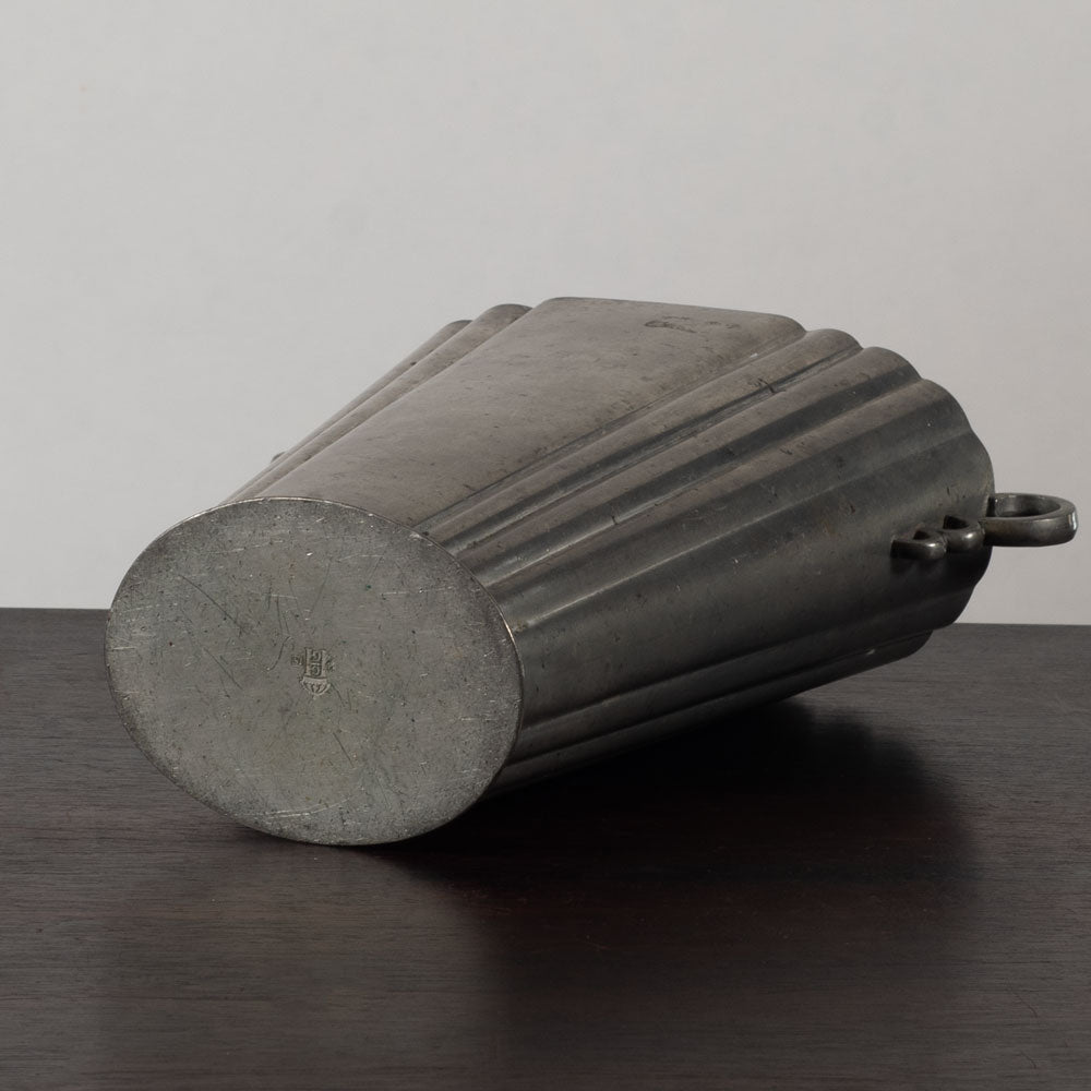 CG Hallberg, Sweden, large pewter handled vase L3678