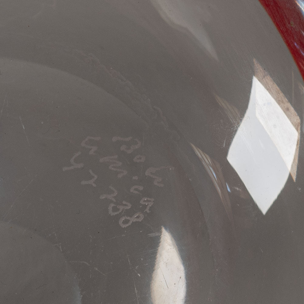 Ulrica Hydman Vallien for Boda, Sweden, round glass vase L3642