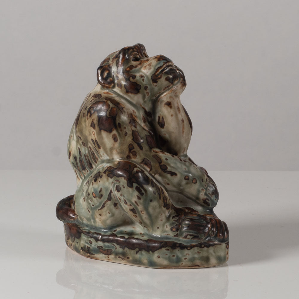 Knud Kyhn for Royal Copenhagen, Denmark, monkey figure L3539