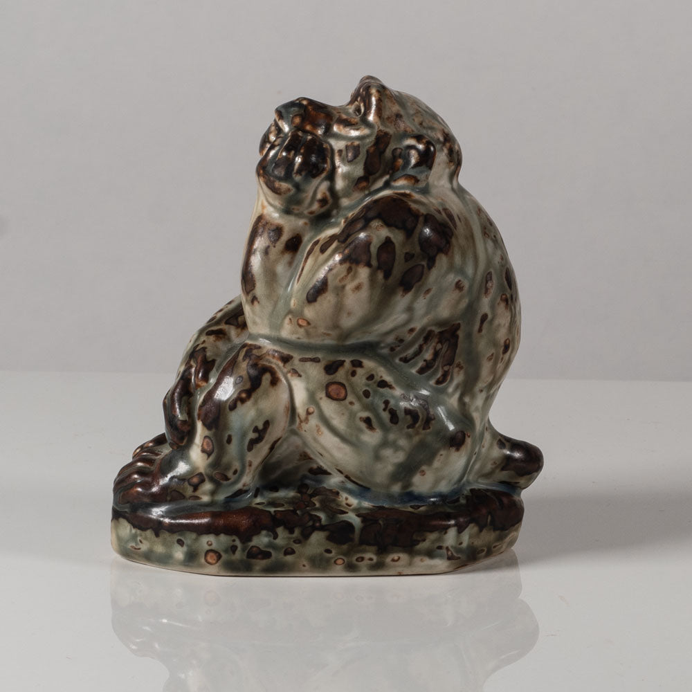 Knud Kyhn for Royal Copenhagen, Denmark, monkey figure L3539