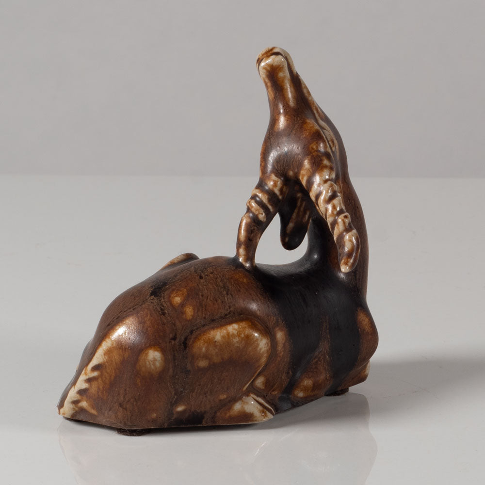 Hugo Liisberg for Saxbo, Denmark. stoneware figure of an antelope L3414