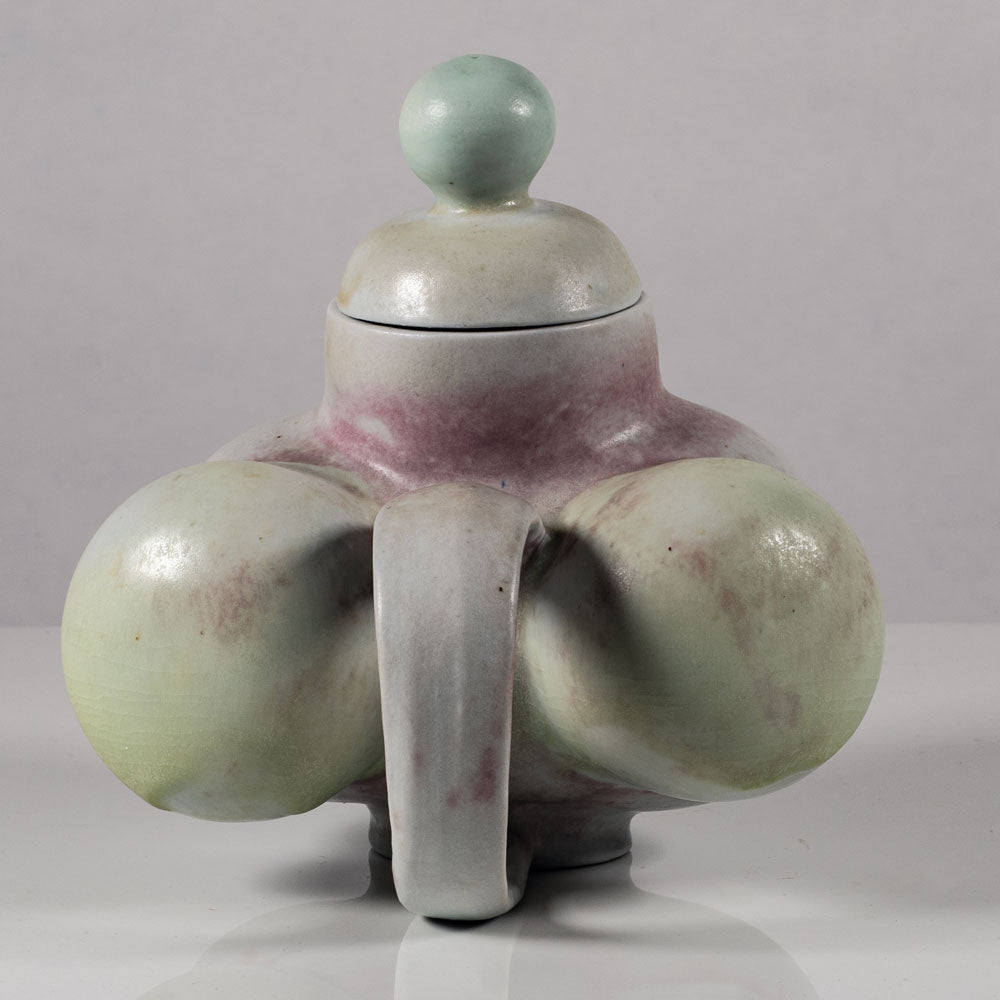 Beate Kuhn, Germany, unique stoneware teapot L3762