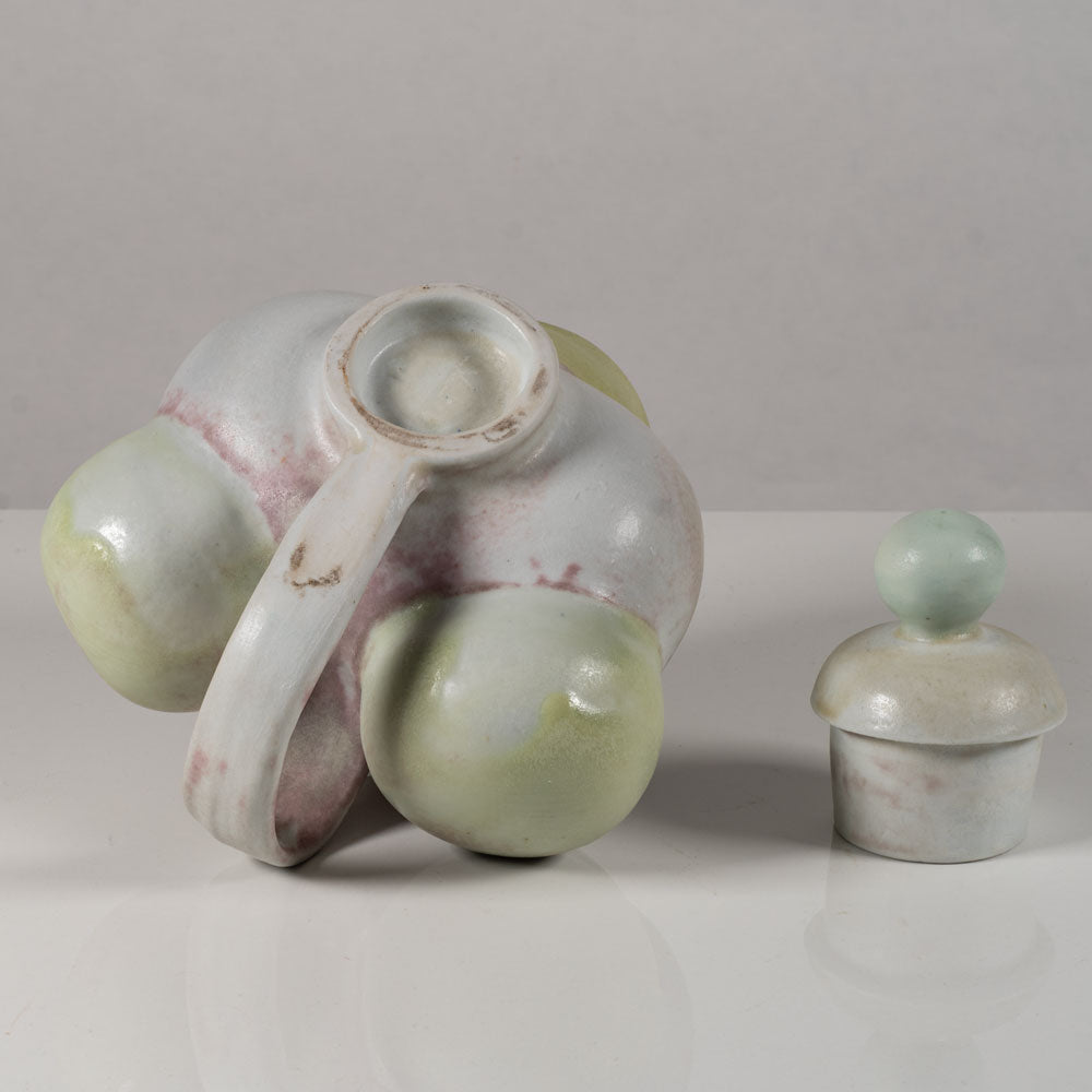 Beate Kuhn, Germany, unique stoneware teapot L3762