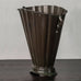 Just Andersen, Denmark, handled vase in disko metal J1484