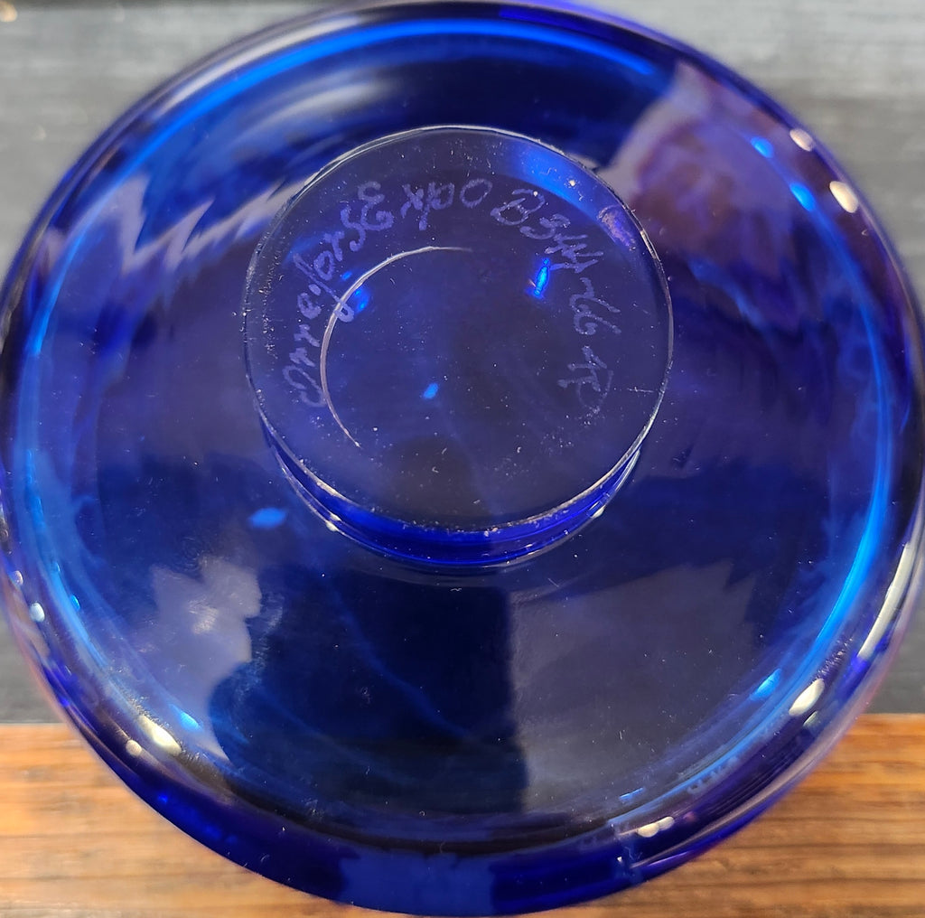 Gunnar Cyrén for Orrefors, engraved footed glass bowl L3177