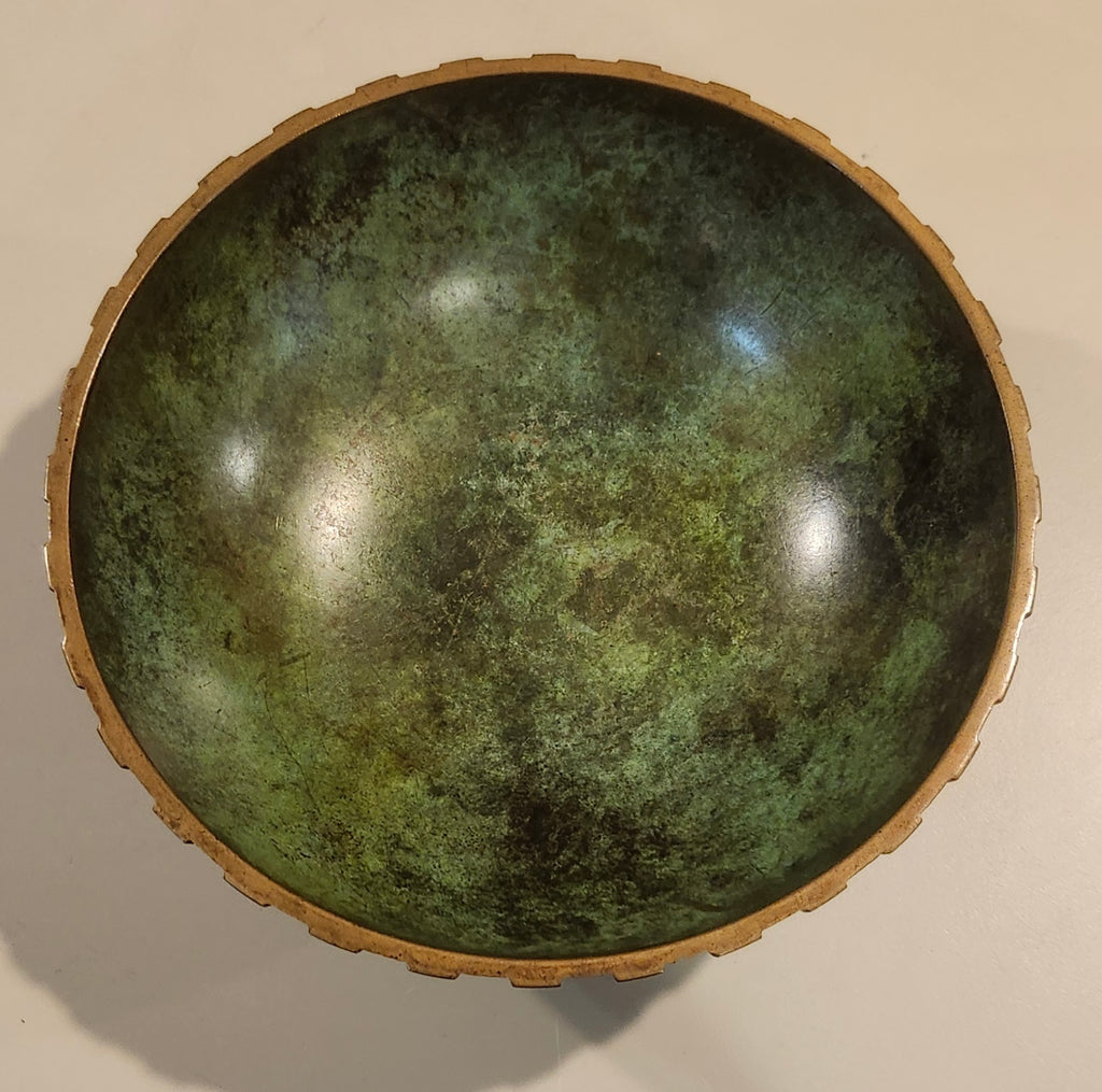 Tinos, Denmark, fluted bronze bowl L3790