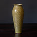 Berndt Friberg for Gustavsberg patterned vase with yellow haresfur glaze H1268